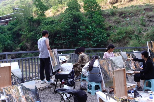 【创美艺传】外师造化,中得心源|20级美术学专业师生前往宣威尼珠河景区进行写生活动 第 5 张 【创美艺传】外师造化,中得心源|20级美术学专业师生前往宣威尼珠河景区进行写生活动 第 5 张