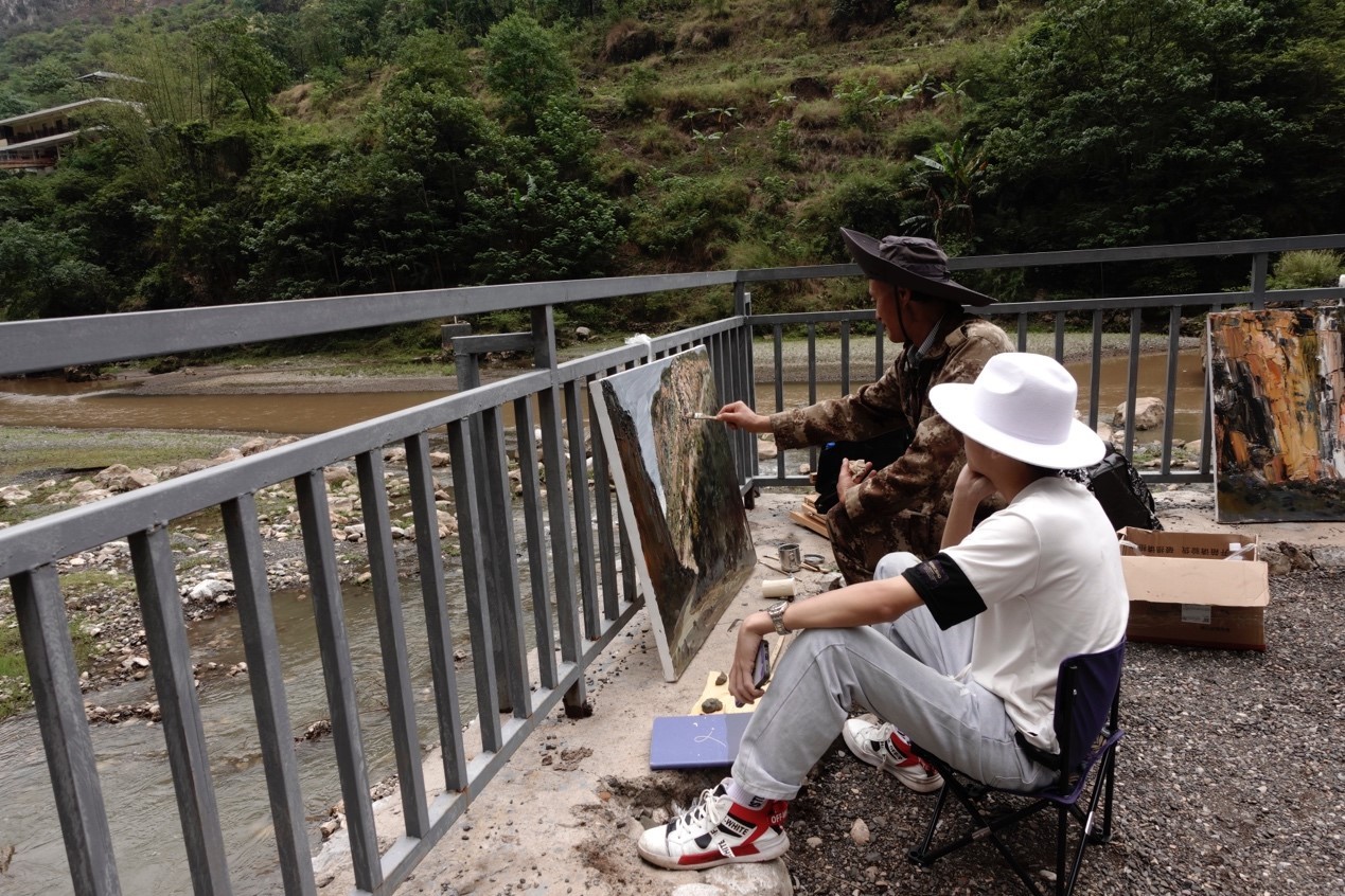 【创美艺传】外师造化,中得心源|20级美术学专业师生前往宣威尼珠河景区进行写生活动 第 9 张 【创美艺传】外师造化,中得心源|20级美术学专业师生前往宣威尼珠河景区进行写生活动 第 9 张
